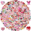 50-300 Valentine's Day Stickers Diy Valentine's Gift Greeting Card Decorative Waterproof Stickers