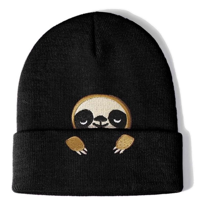 Capybara Embroidered Soft Stretchy Acrylic Hat Unisex Design For Family Friendly Activities And Travel