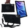 360 Rotating Soft Silicone Case For Teclast T60 12inch 2025 Full Body Protection Shockproof Kickstand Tablet Cover