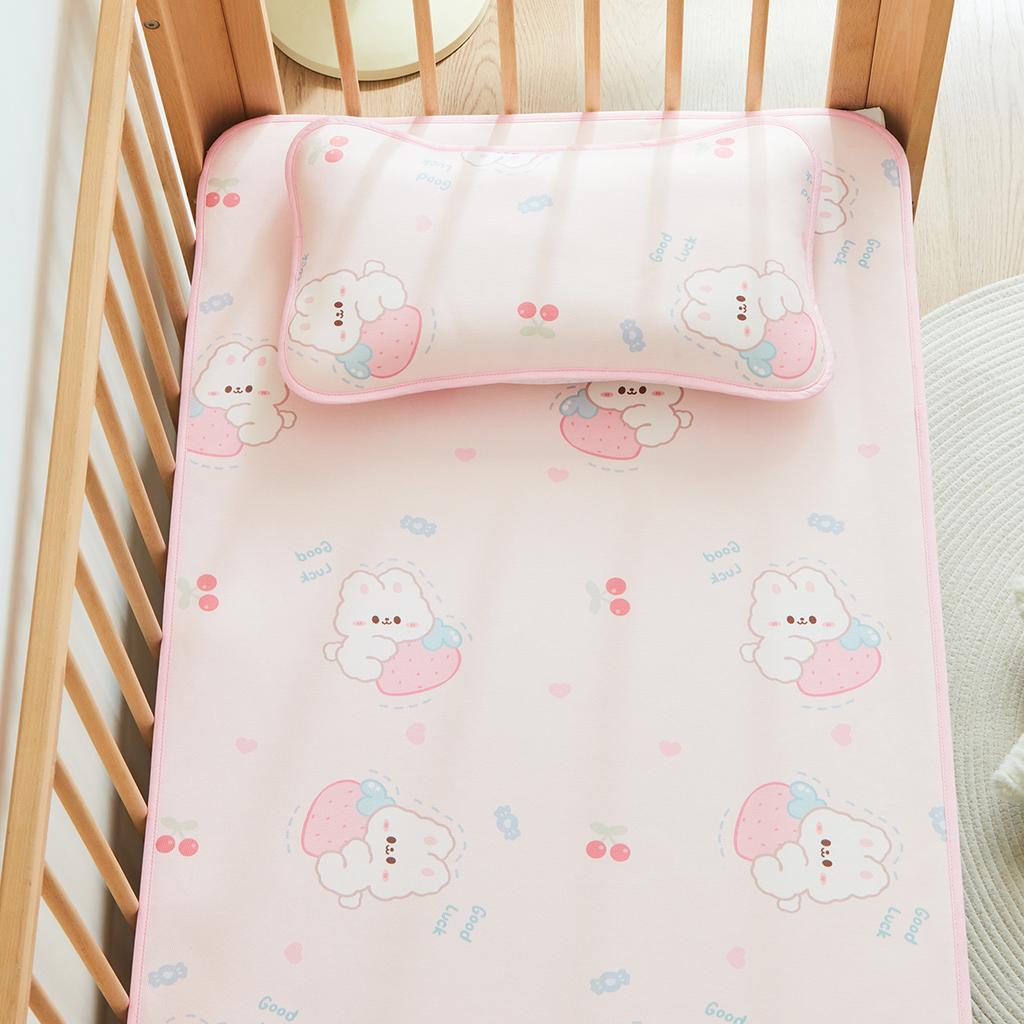 Maternal and child A-class baby crib can use kindergarten specific ice silk cooling mat soft mat - Yuanqi Xiaotu