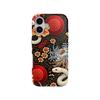 Роскошный чехол Clmj Crimson Mei Nakea для iPhone 17 16 15 14 13 12 11 X XS XR Air Pro Max Plus Двухслойная задняя крышка