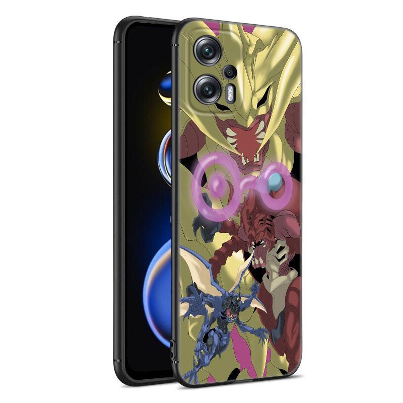 Цифровой монстр Digimon черный силиконовый чехол для телефона Xiaomi POCO X3 X4 NFC F5 M3 M4 M6 X5 X6 Pro F3 F4 GT 5G C55 C65 M5