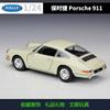 AKEZM1 WELLY 1:24 Scale 1964 Porsche 911 Classic First Generation - Alloy Die-Cast Model with Opening Doors, Collector's Display Gift