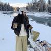 Осень и Зима Новая Хлопковая Куртка Приталенного Кроя Короткая Пуховая Хлопковая Стеганая Куртка