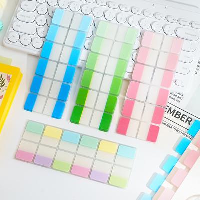 120 шт. Клейкие закладки для разметки страниц, PET-маркеры для страниц, Прозрачные стикеры-метки для классификации файлов, Офисные стикеры-заметки