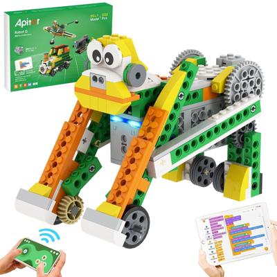 Apitor Robot Q STEM Coding Robot для детей Возраст Датчик цвета и инфракрасный датчик Гироскоп Пульт дистанционного управления и приложение Приложение дистанционного управления Вводное 20 дюймов