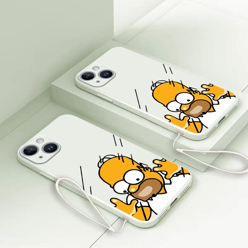 Fun S-simpsons Phone Cover Case for Apple iPhone 17 Pro Max XS XR 12 Plus 11 16 7 8 13 Mini 15 Air