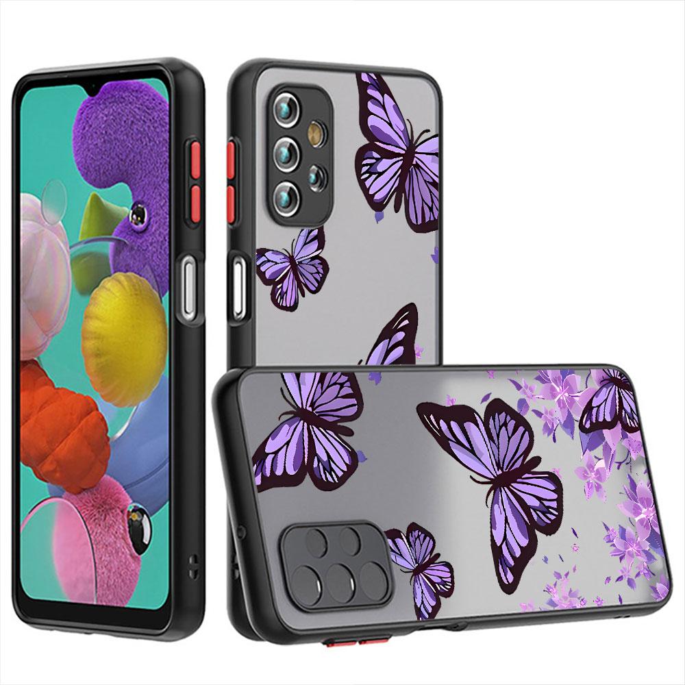 INS Ретро чехол-бабочка для Samsung Galaxy Note 9 8 A50 A70 Note 10 Plus A12 A21s A21s A51 Note 20 Ultra A31 A71