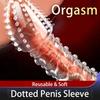 Многоразовые презервативы-рукава для пениса с точками Дракона для мужчин, увеличение пениса, стимуляция оргазма влагалища, задержка эякуляции, презерватив, секс-игрушка