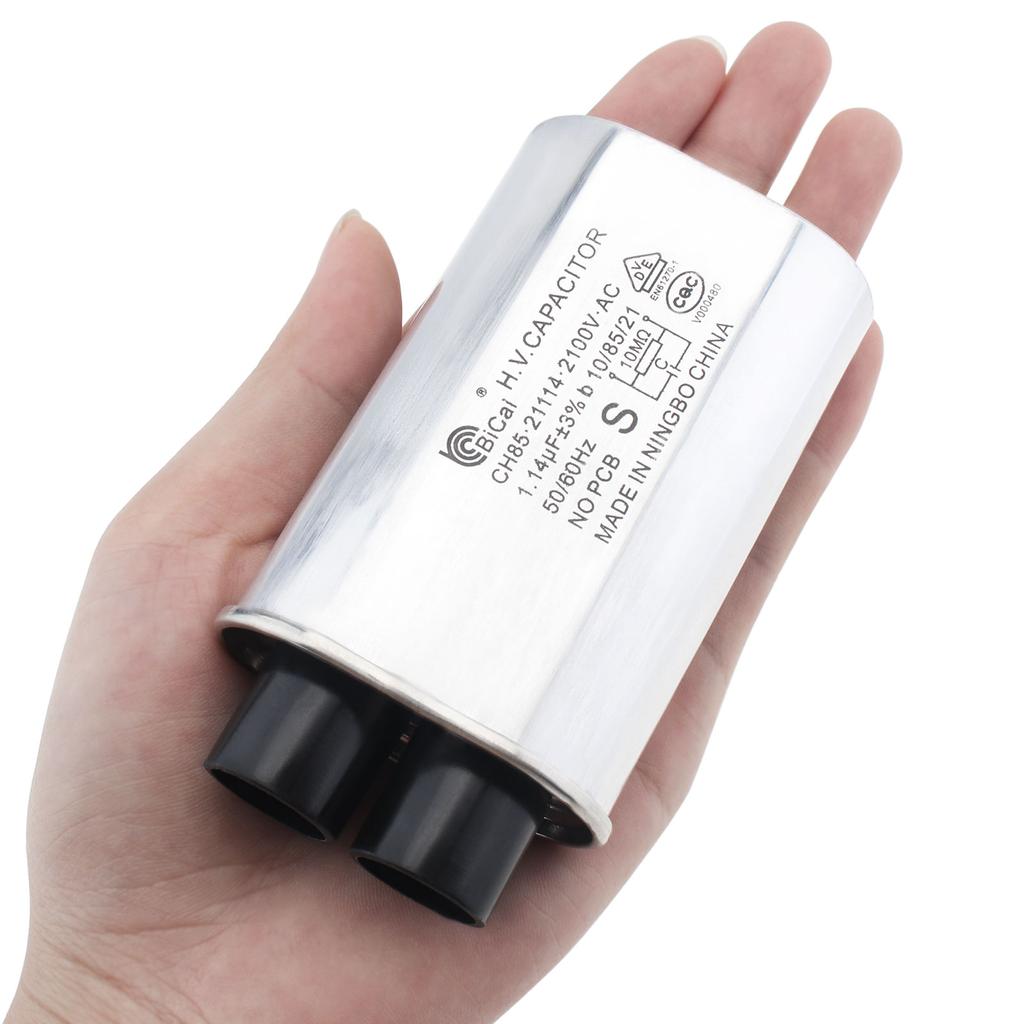 CH85 21114 2100V 50 / 60Hz High Voltage Capacitor 1.14uF for Microwave Oven / Pipeline Drying Equipment / Bake Oven
