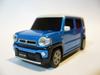 SUZUKI Новый Hustler Машинка на пружине Миниатюрная машинка Образец цвета Яркий синий металлик Белый Двухцветный