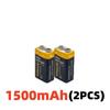 6F22 9V 1500mAh rechargeable lithium-ion battery USB 9V battery suitable for multimeter microphone toy remote control KTV