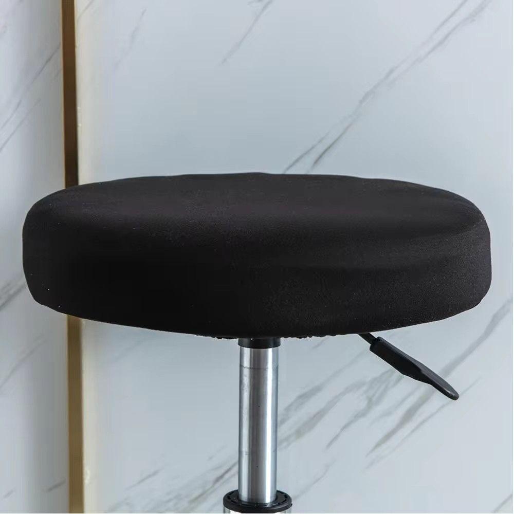 Thickened Round Chair Cover Solid Color Chair Slipcover Chairs Accessories Protector