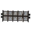 5Pcs Barrier Terminal Strip Block High Toughness Good Electrical Conductivity Simple Operation Rail Base Screw Connector