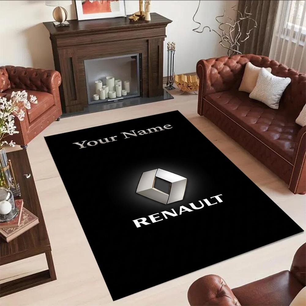 Renault Customize Your Name Floor Mat Suitable For Decorate Room Playrooms Game Room Balcony Antislip Carpet Anime Office Decor Spiritual Gift