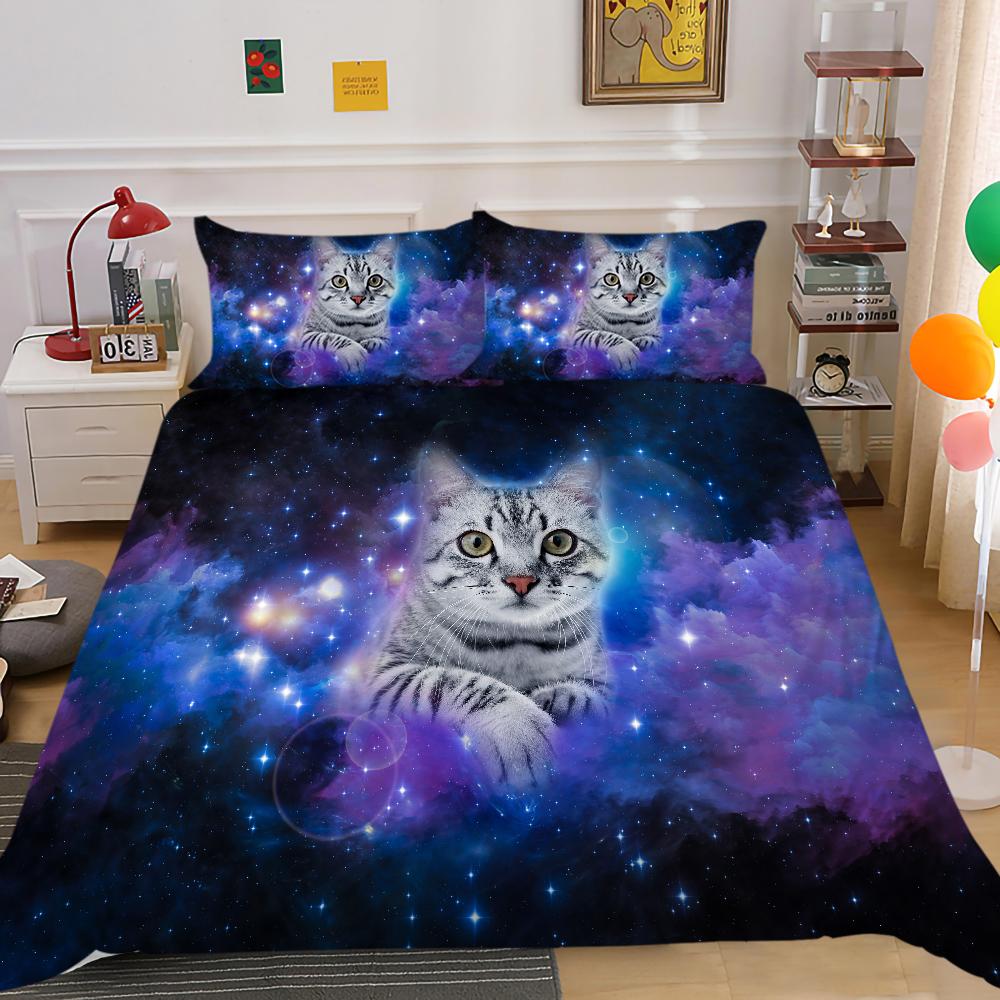 Лидер продаж, пододеяльник со звездными животными, домашний текстиль, королевский размер, постельные принадлежности, 3D романтический пододеяльник, комплект постельного белья для детей и взрослых