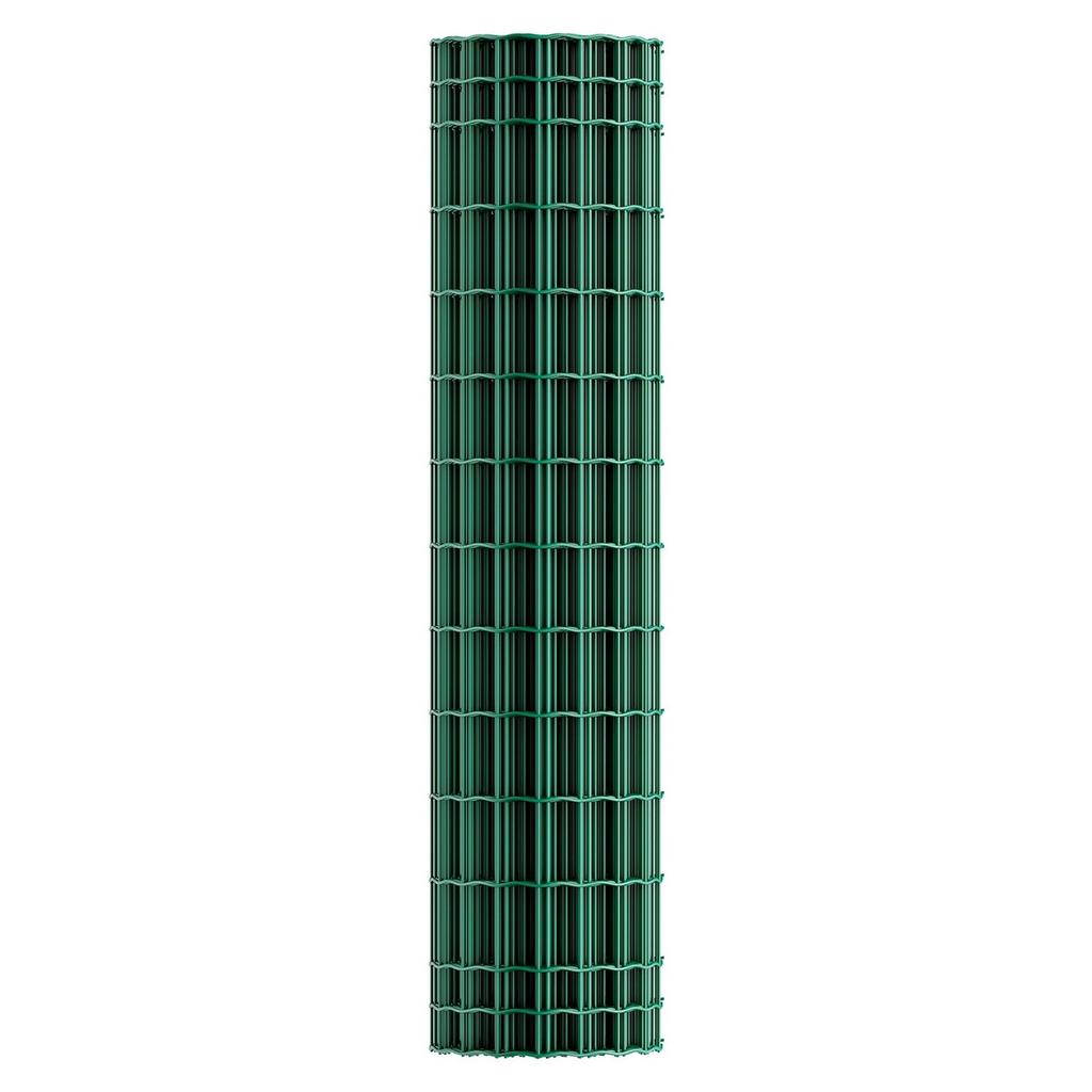 Farm Fence, 1.2 x 25 m, 2 x 4 in Mesh 2.1mm Galvanized Steel Wire Fencing for Cattle, Hog & Sheep, Heavy Duty Vinyl Coated Livestock Fence for Animal