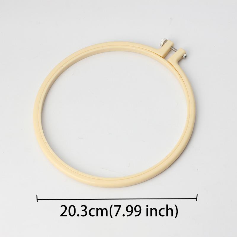 Imitation Bamboo Plastic Embroidery Cross Stitch Hoop Fixed Embroidery Bandage Frame