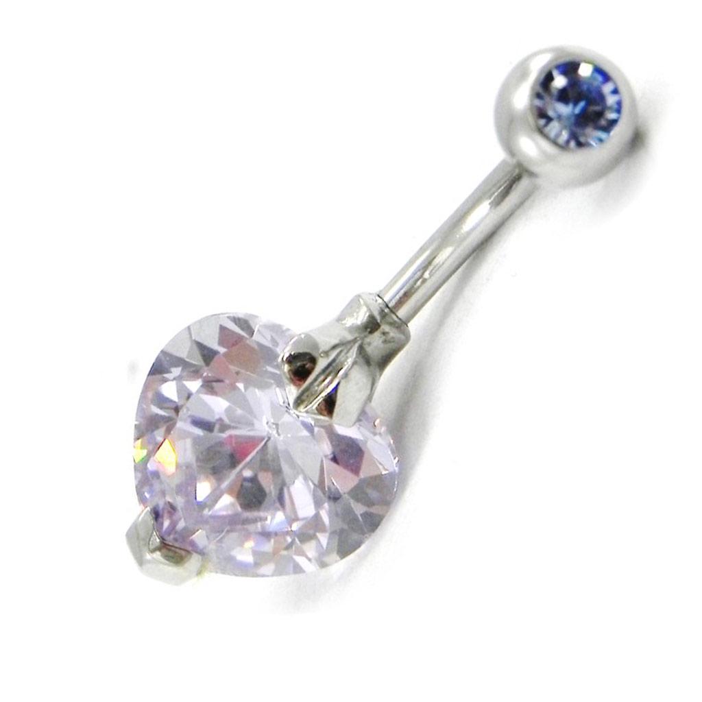 Les Trésors De Lily [H9407] - Body Piercing 'Love' Lavender