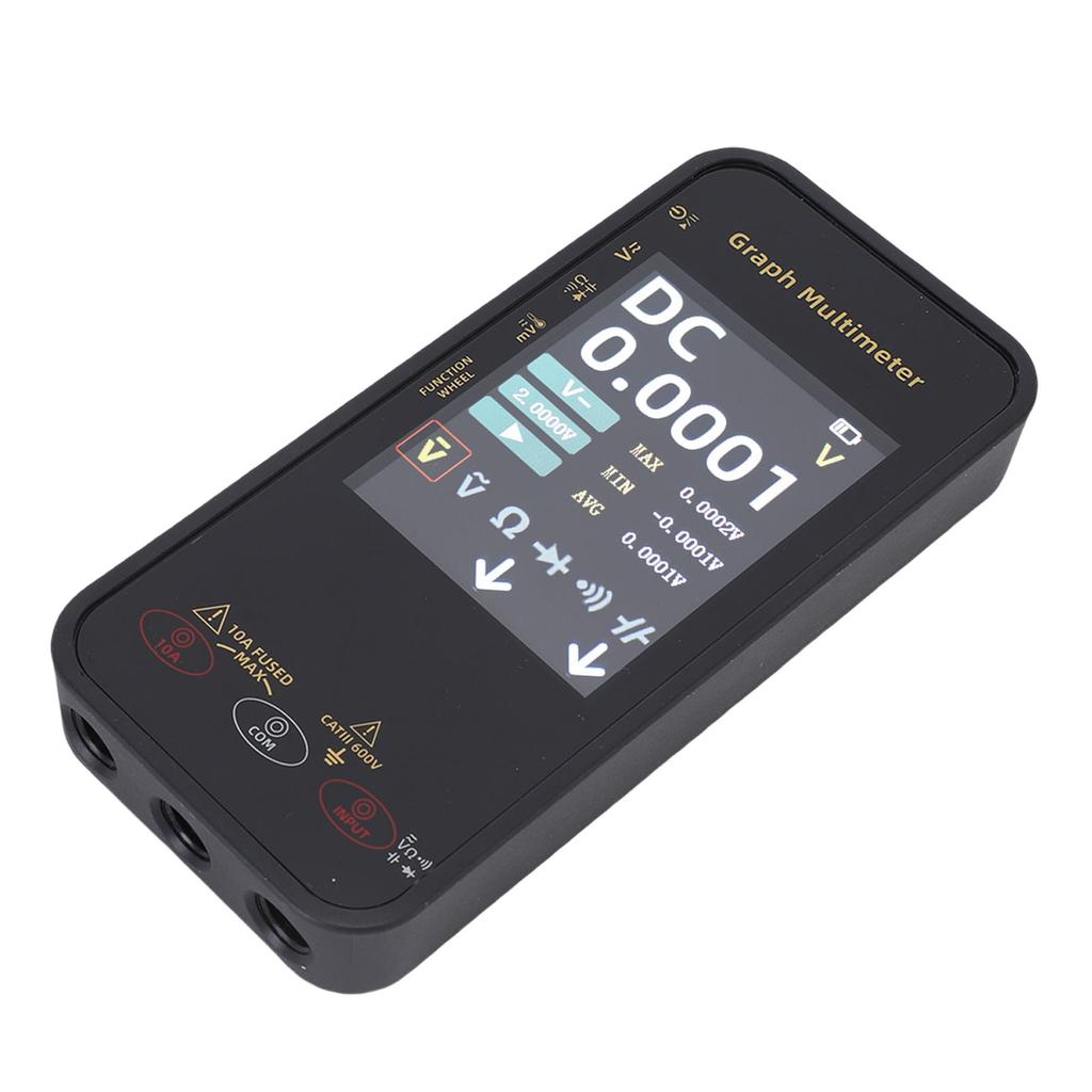 Smart Multimeter 3.2 Inch Screen Anti Burning 20000 Counts Voltage Resistor Temperature Capacitance Meter