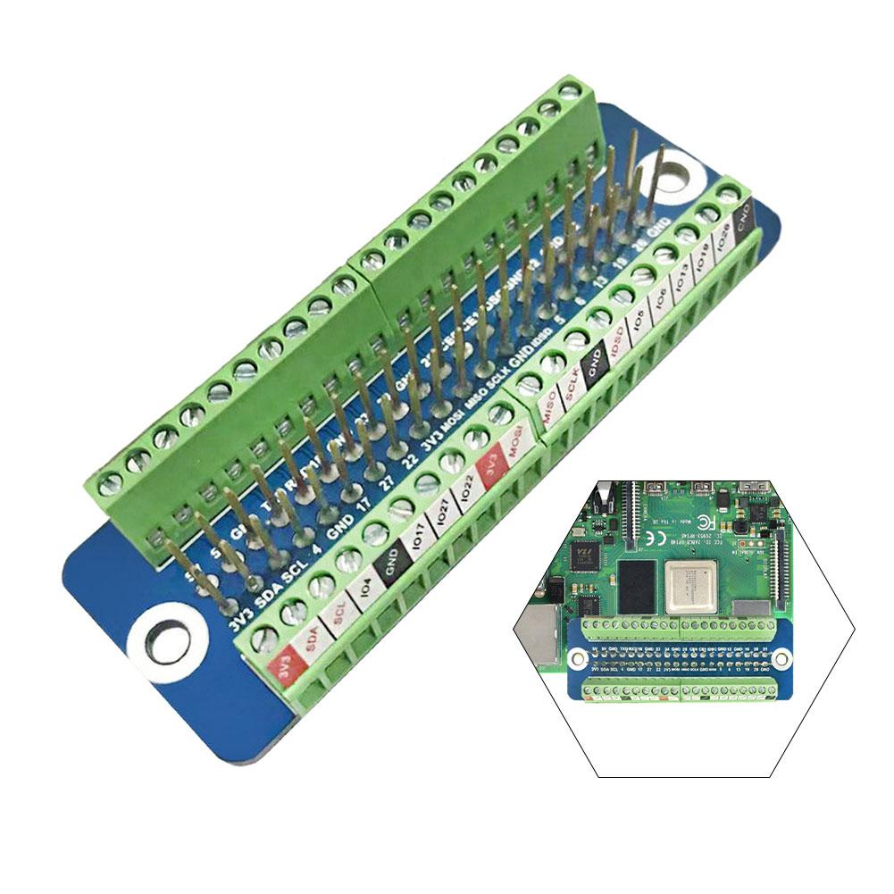1pc Expansion Board Terminal Block For Breakout Board With Pin Definition Stickers Industrial Terminal Easy Installation