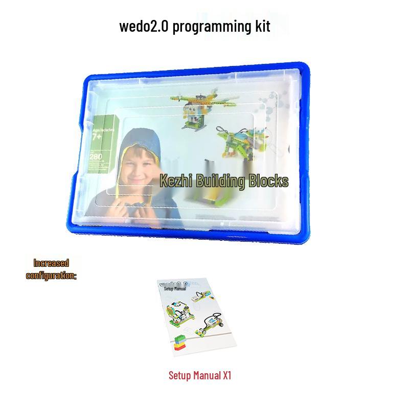 Программируемые блоки WeDo: Совместимо с роботом LEGO WeDo 2.0 45300 и хостом мотора WeDo