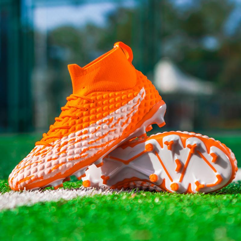 2024 Мужские футбольные бутсы большого размера Сверхлегкие футбольные бутсы для мальчиков Кроссовки Нескользящие футбольные бутсы AG/TF Ботильоны унисекс