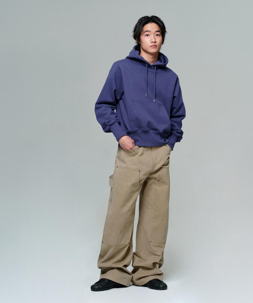 ERA Men Wide Carpenter Pants - Khaki Beige