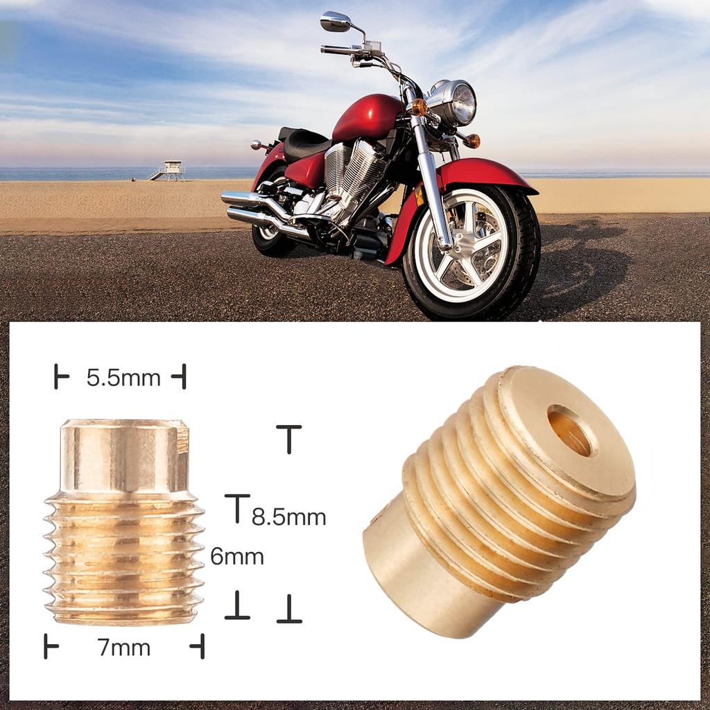 Набор главных жиклеров Jetsetmoto, 6 штук, Keihin, тип с полной резьбой/большой тип, #85#90#95#100#100#10,