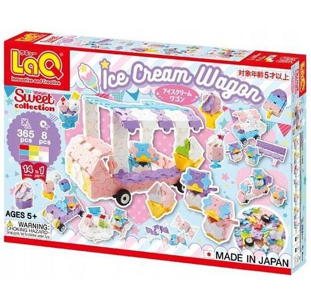 Конструктор пластиковый LaQ Ice Cream Wagon развивающий