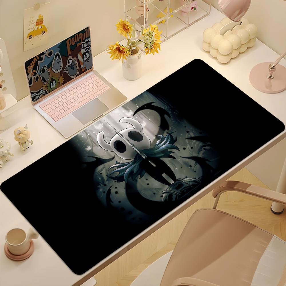 Игровой Коврик для Мыши HHollow Knight Настольный Коврик Большой Нескользящий Необтрепывающийся Клавиатура Эргономичный Офисный Резиновый ПК Домашний Индивидуальный