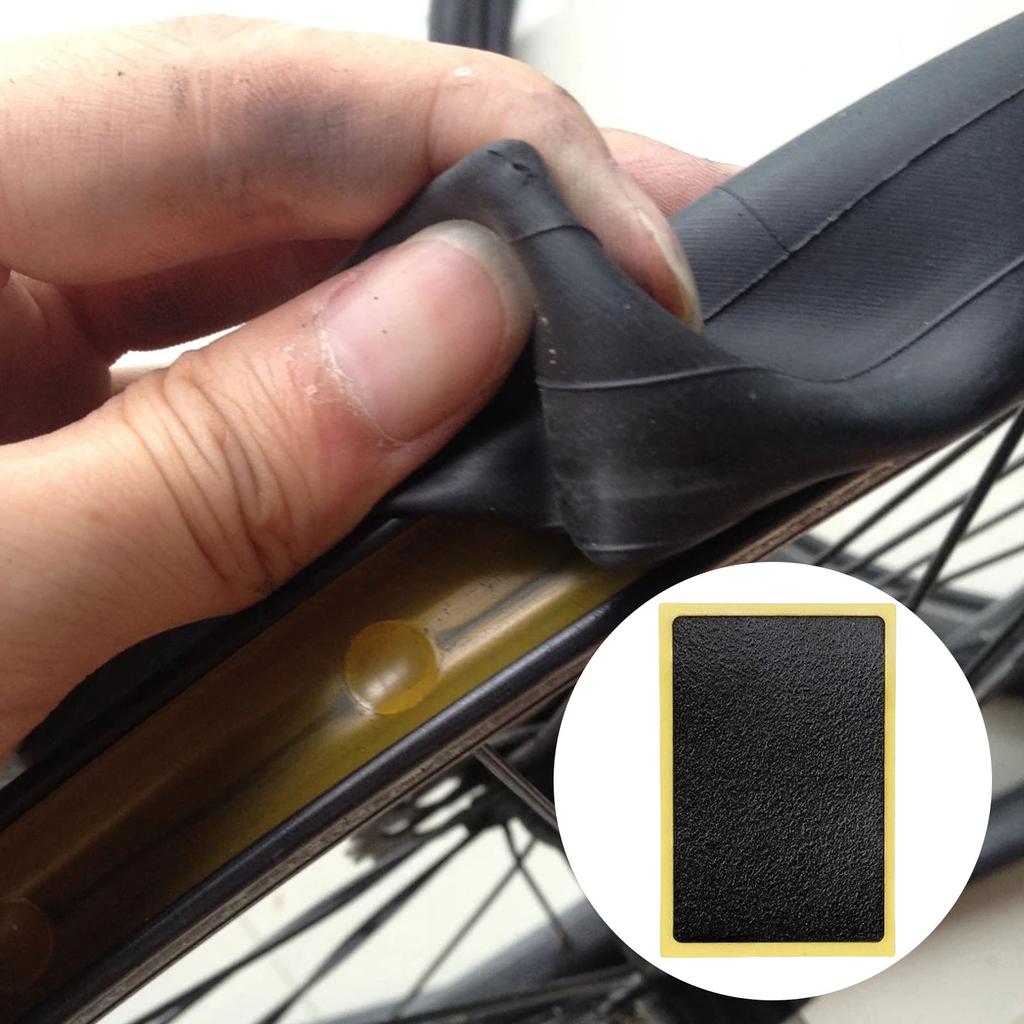 50 шт. самоклеящиеся заплатки для ремонта проколов велосипедов, набор для ремонта проколов шин велосипедов, дырокол для ремонта внутренней камеры