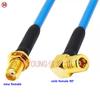 Коаксиальный кабель RG402 RG141, SMA на SMB Male Female Connector, RPSMA на SMB Прямой угол Обжим для RG402, Высокочастотный 50 Ом, Быстрый, Латунь