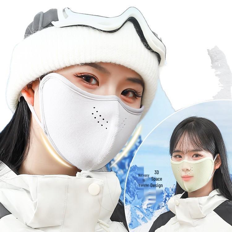 New Arrival: High-Value Women's Warm Face Mask for Autumn/Winter - Cold & Windproof for Cycling.