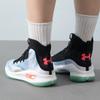 Кроссовки Curry 4 Curry 4 Устойчивые к истиранию Высокие Детские Баскетбольные Кроссовки Черно-белые 1295995-008