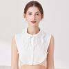 Vintage Lapel Fake Collar Female Detachable Shirt False Collar for Women Blouse Sweater Lapel Top Clothing Accessories