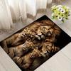 1pc The Lion King Family Print, Design Indoor Area Rug - Soft, Anti-Slip, and Durable Gaming Room Decor for Bedroom, Living Room