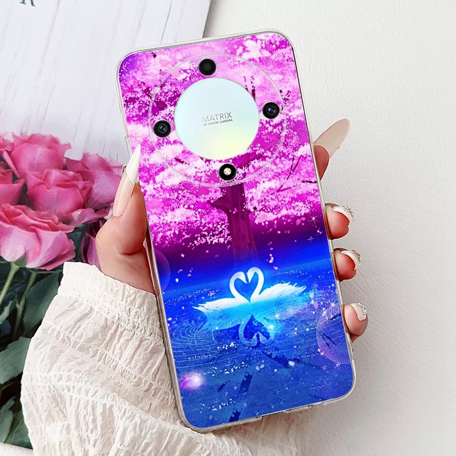 Чехол для Honor Magic6 Lite Чехол для HonorX9B ALI-NX1 С рисунком крутого дракона Мягкий силиконовый чехол для Honor X9B Magic 6 Lite Fundas Coque