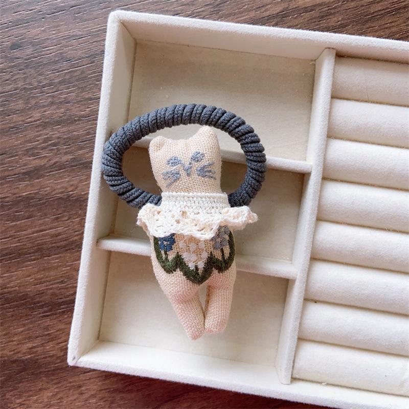 Детская милая резинка для волос с животными, эластичная, с кроликом, резинки для волос для девочек, резинка для волос с детским слоником, детские повязки на голову, аксессуары для волос