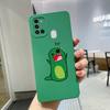 Чехол для Samsung Galaxy A21s Фиолетовый Лавандовый Цветок Защита Камеры Мягкий Чехол для Телефона Для Samsung A21s 6.5" SM-A217F A 21 s Чехол