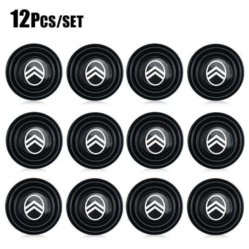 4/8/12Pcs Car Door Anti-shock Pad Anti-noise Buffer Gasket Auto Interior For Citroen C4 C3 DS3 DS4 DS5 RD3 Berlingo Xsara Grand ajy256