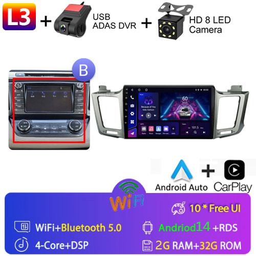 Для Toyota RAV4 Rav 4 XA40 2012 - 2018 Android Car Radio Multimidia Video Player Navigation GPS Carplay Touch Screen Auto Stereo