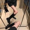 Женские колготки в сеточку, высокая эластичность, ультратонкие узкие однотонные нескользящие женские длинная юбка до бедра в японском стиле JK и шорты
