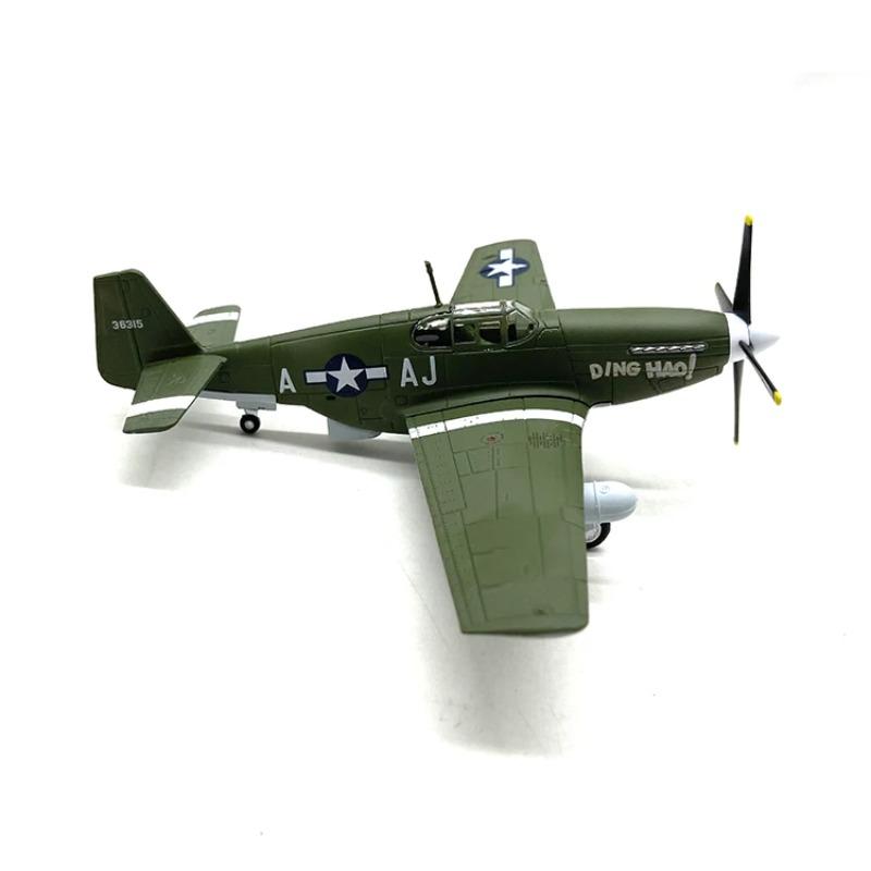 Литой металл Масштаб 1/72 Американская армия Авиалинии Истребитель P51b Mustang Модель самолета Военный Коллекционирование Подарок