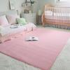 Розовый ковер из кораллового бархата для гостиной, короткий плюшевый коврик для спальни, напольный коврик, ковер для домашнего декора для детской комнаты, ковер бесшумный, влагостойкий