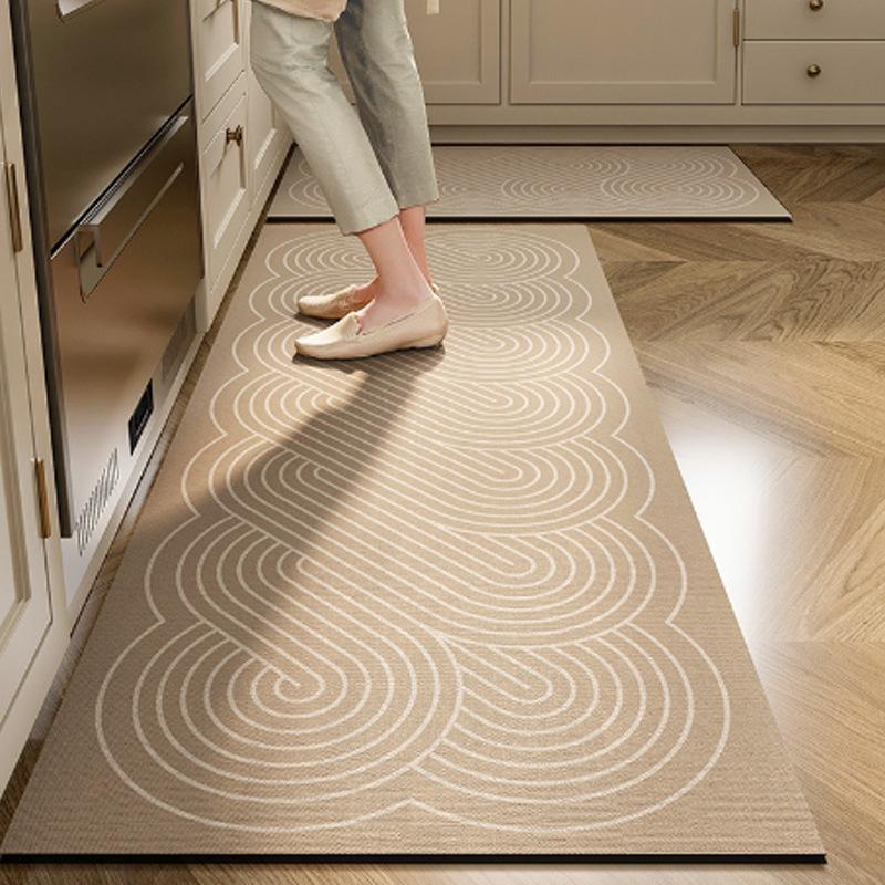 Minimalist Luxury Diatom Mud Kitchen Floor Mat Stain Resistant Water Absorbent Easy Care Non Slip Quick Dry Door Mat