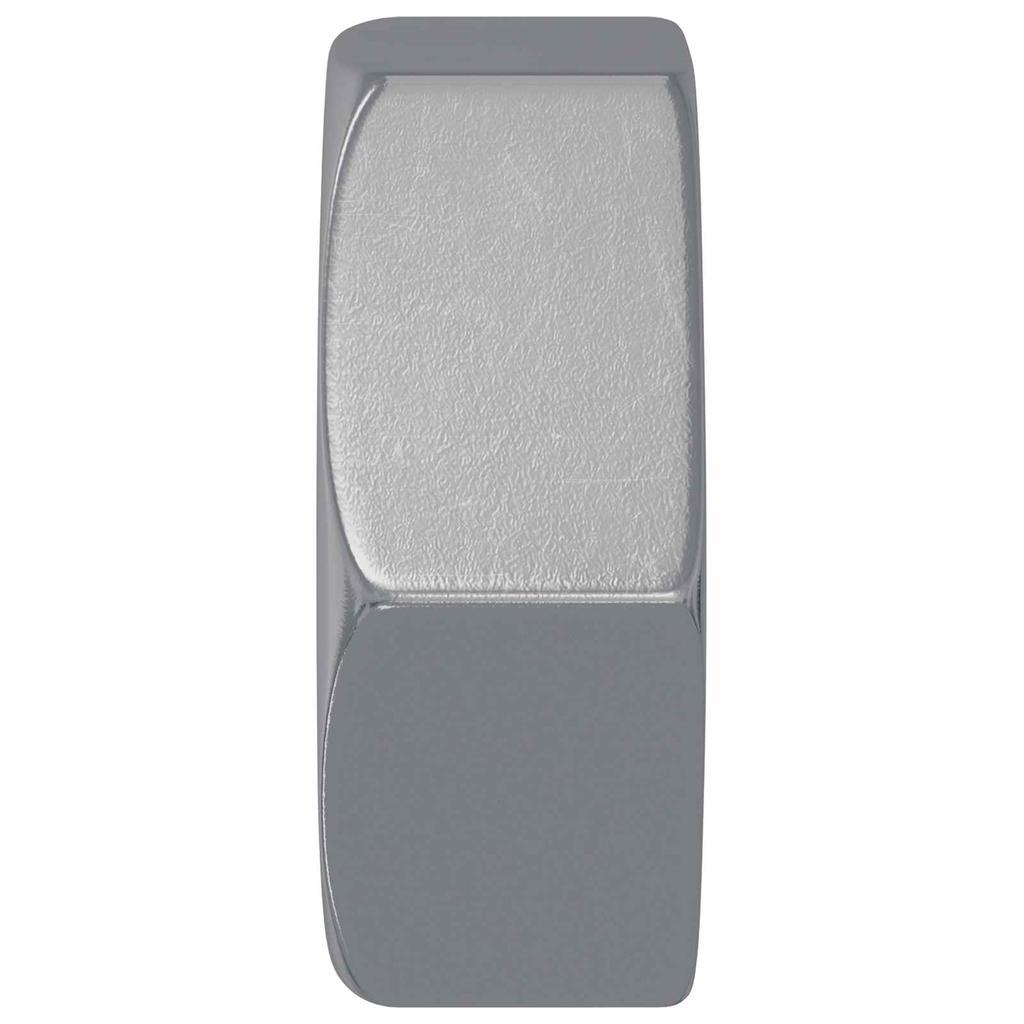 Hex Nut 12 pcs Silver M6 Metal