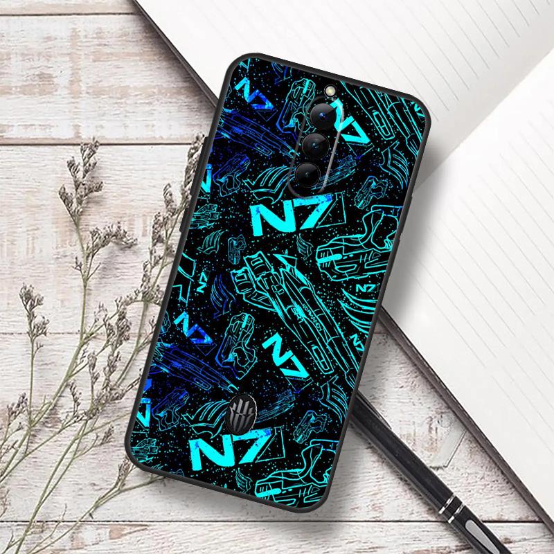Чехол Mass Effect N7 для ZTE Nubia Red Magic 6S 7S 6 7 Pro 5G RedMagic 10 Air 8 9 8S 9S 10S Pro Plus