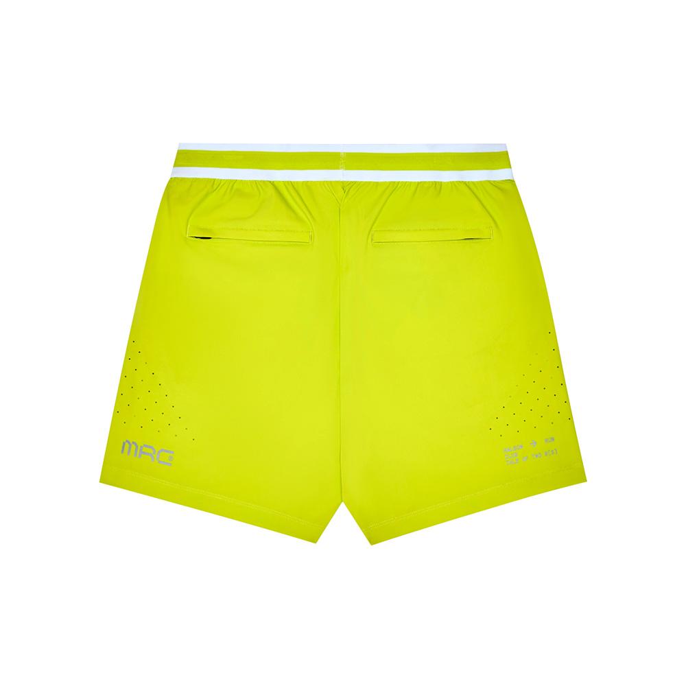 MALBON GOLF [Run Club] Mrc Tech Shorts Lime (Man)