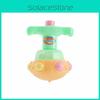 Candy Colored Press Type Rotating Gyroscope With Lighting Function Children Toy For Kids And Students
